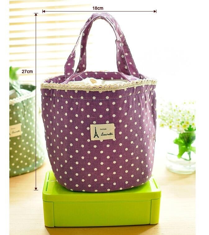 Outdoor Portable Picnic Basket 4 Color Camping Traveling Lunch Bag Large Capacity Food Beverages Portable Thermal Bags