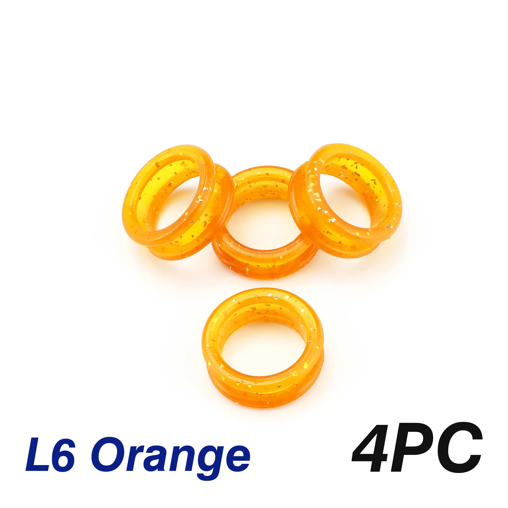 Silicone hair scissors, soft silica gel scissors for any scissors, accessories to hold: L6-4PC