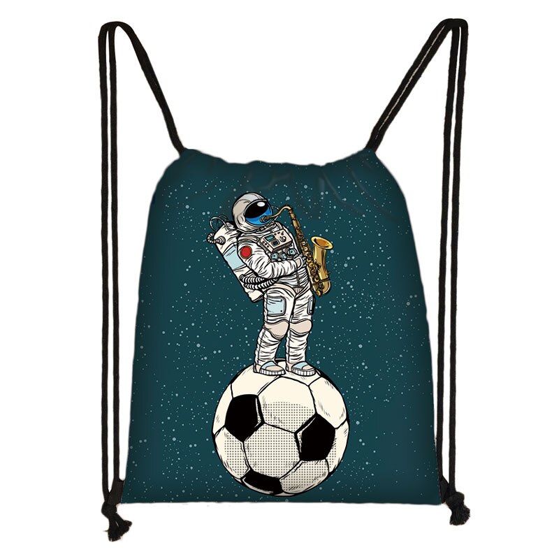 Sac à dos avec cordon imprimé pour hommes, sac de rangement à la , sac à dos décontracté pour adolescents, sac de voyage, sac à livres,: skdfoot13