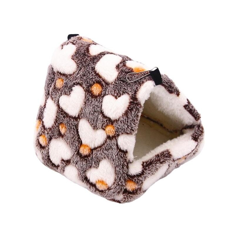 Hamsterslange ekorn varmt hus marsvin rede små sovende kennel tilbehør hamster pet hund dyr myk sengepose  j5 s 1