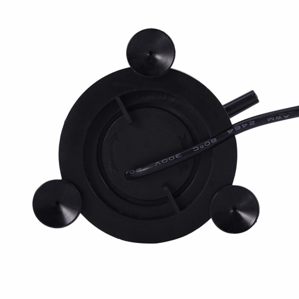 LED Aquarium Fish Tank Light Air Bubble Lights Submersible Underwater Lamps Colorful Waterproof Light Round Disc Light with US