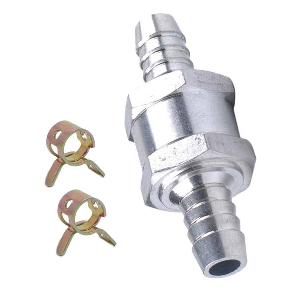 Valve Valve Anti Return Valve Fuel Gasoil Petrol Diesel Water Oil (8MM) With Clamp Φ12MM