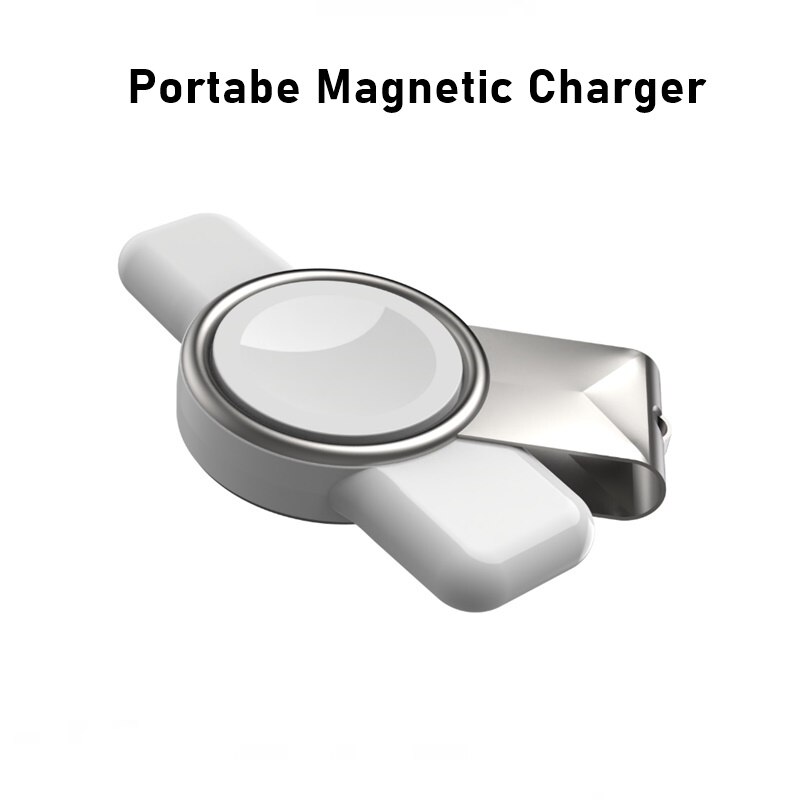 Portable Magnetic Wireless Charger for Apple Watch Fast Qi Wireless Charging Pad Dock Station for iWatch Series 6 5 4 3 2 1 SE