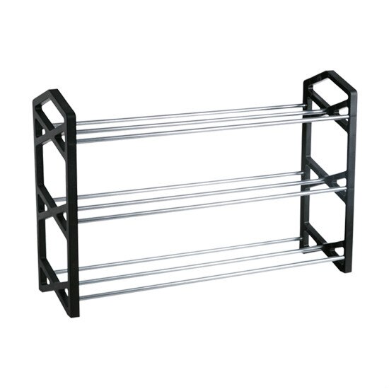 Multi-layer Montage Eenvoudige Schoenenrek Multifunctionele Schoenenrek Eenvoudige Moderne Slaapzaal Schoenenrek Schoenenrek WF821229: L black