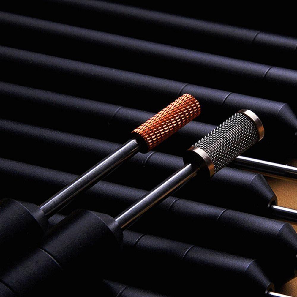 DIY Leathercraft Speedy Edge Aluminum Oil Painting Pen Head Applicator Edge Paint Leather Edge Pen Top Edge Dye Tool