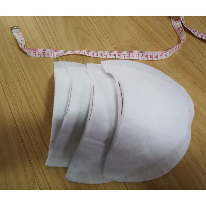 10 paar/partij 27 x 15 25 x 13cm witte zijden watten dikke schoudervullingen voor katoenen kleding dames heren pakken doe-het-zelf naaiaccessoires 1530