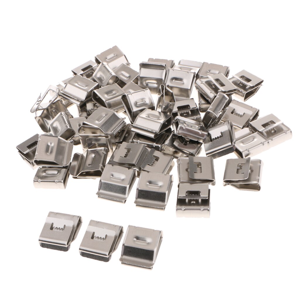 50PC PV Solar Panel Wire Cable Clips Nine Fastener Clips Management 180x20mm