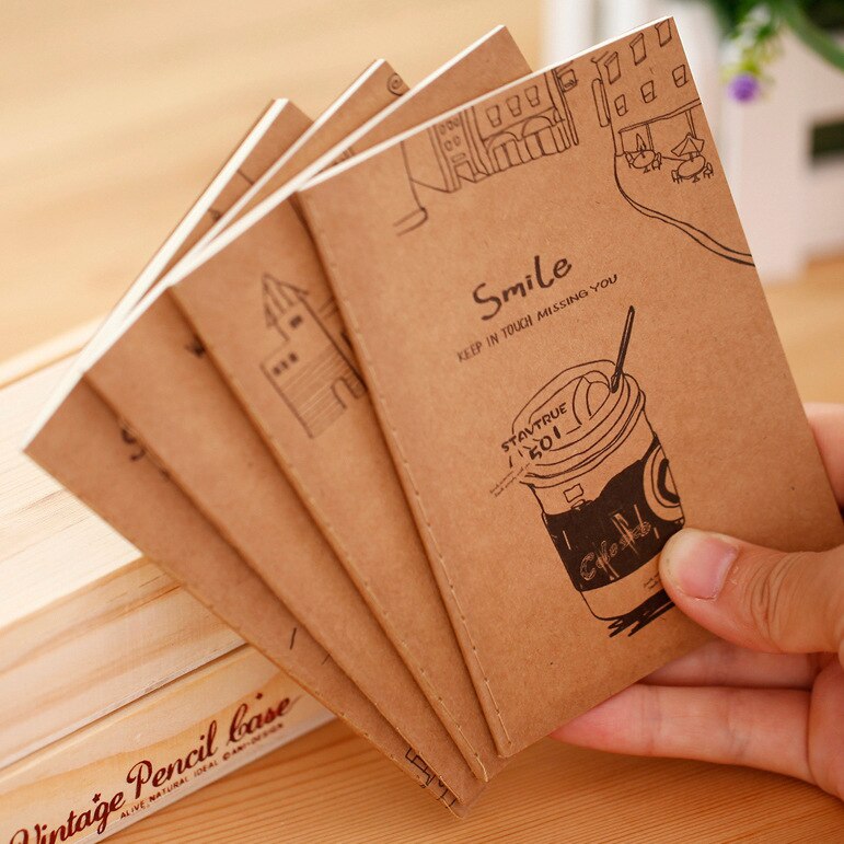 64K Kraft Notebooks Student Opname Student Daily Notepad Leuke Briefpapier School Kantoorbenodigdheden