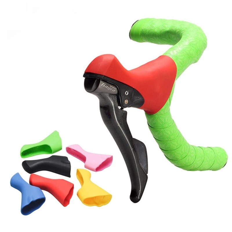 Bracket Covers for SHIMANO 105 Road Bike Shifters ST-4700 ST-5800 ST-6800 Protective Hoods Rubber Sleeve Case Not Original