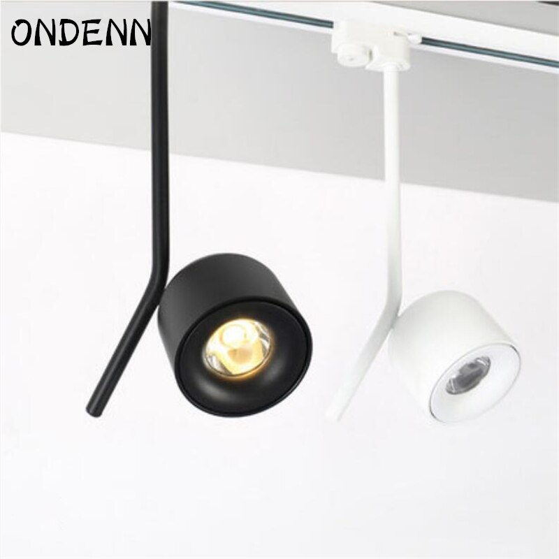 1 Pc 3 Draden Led Spoor Licht 10W Cob Rail Spotlight Lamp Draaibaar Led Tracking Armatuur Spot Lamp Voor winkel Mall Tentoonstelling