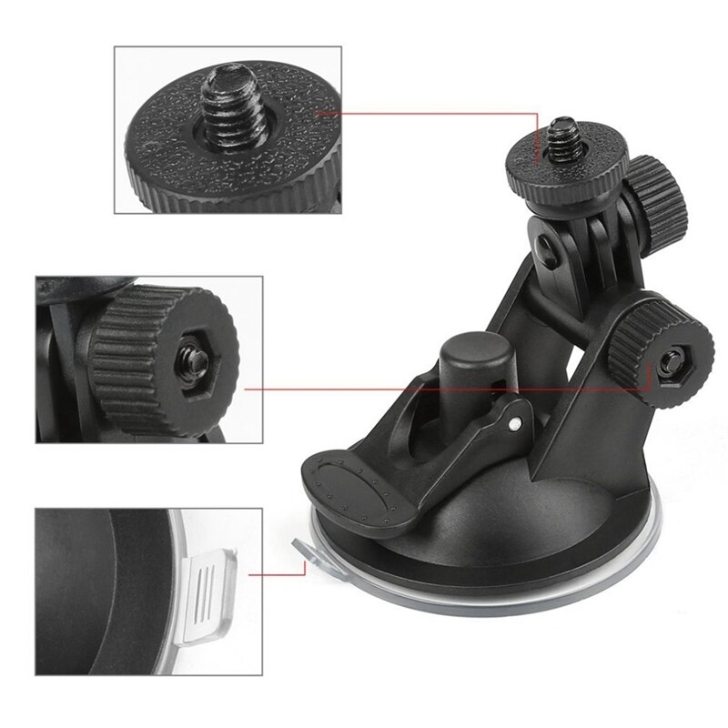 2 Pcs Camera Accessoires: 1 Pcs Waterdichte Case Duiken Beschermende Shell Box & 1 Pcs Camera Stabilisator Auto Bracket