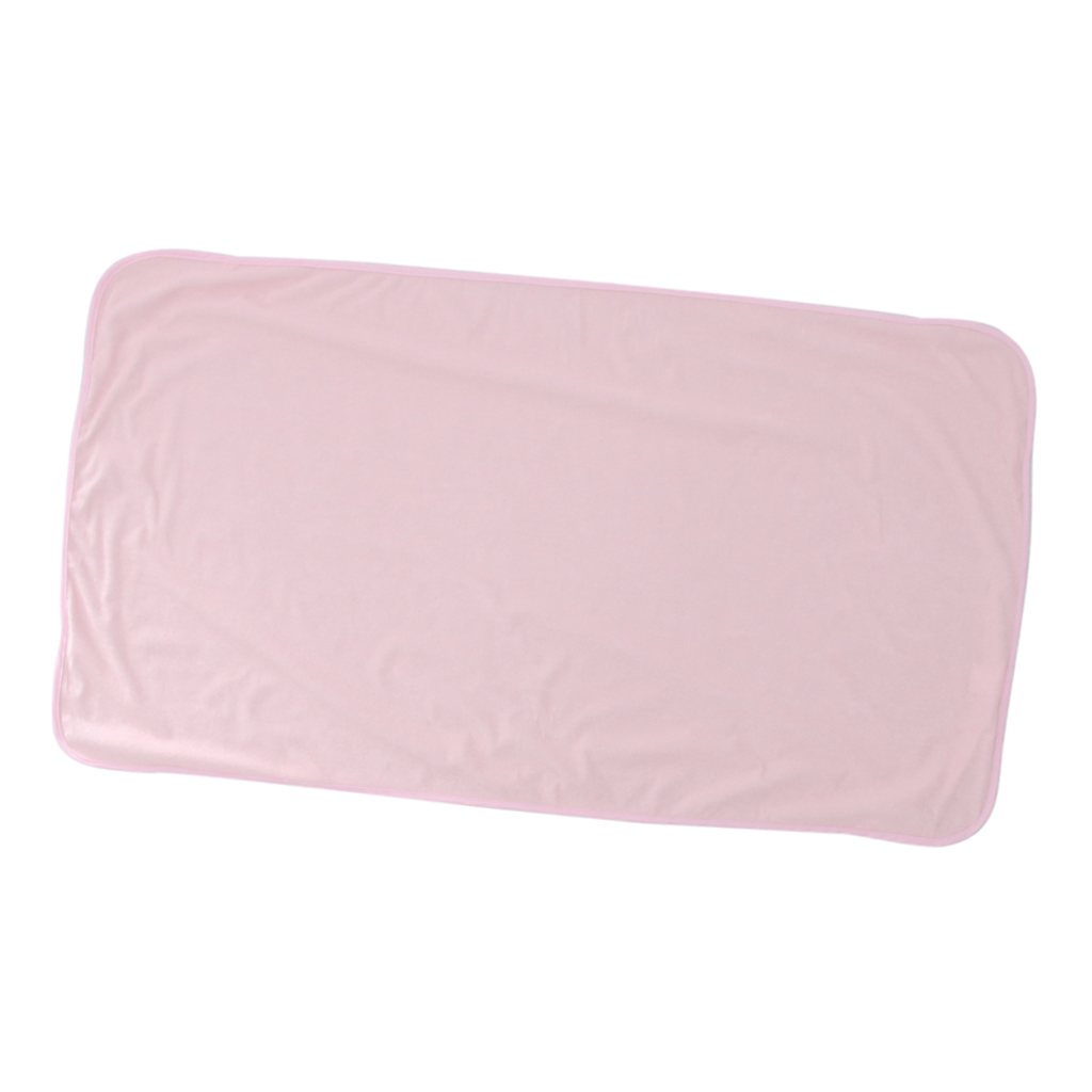 Vaskbart lagen til ældre inkontinenspude underpudebeskytter 70 x 120cm pink