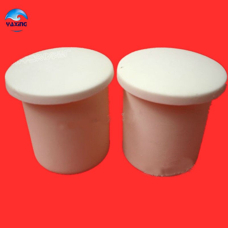 99.5% high purity alumina al2o3 ceramic corundum crucible /Cylindrical ceramic refractorye crucible with lid dia60x60mm 120ml