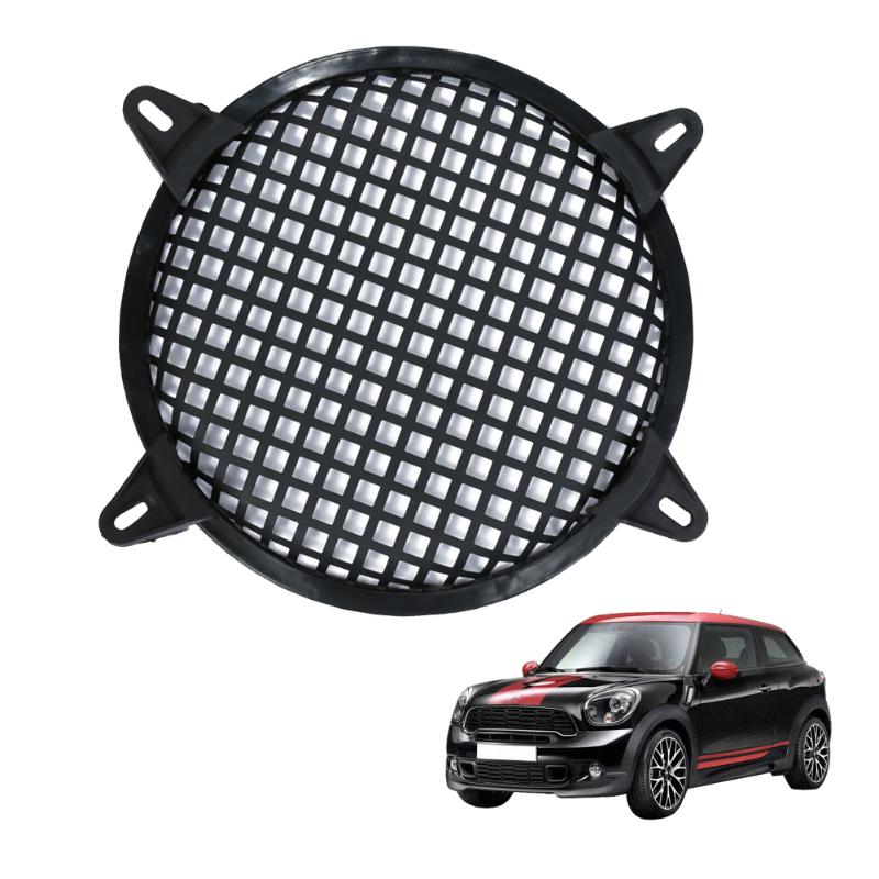 8 pulgadas malla redonda de metal altavoz de subgraves para coche cubierta rejilla del altavoz parte protector de altavoces para coche Subwoofer Loudspeak cubre