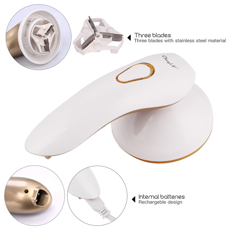 Przenośne elektryczne golarka robić ubrań bezprzewodowy trymer robić włosów na swetry dywany zasłony odzież kędziory golarki ostrze 45