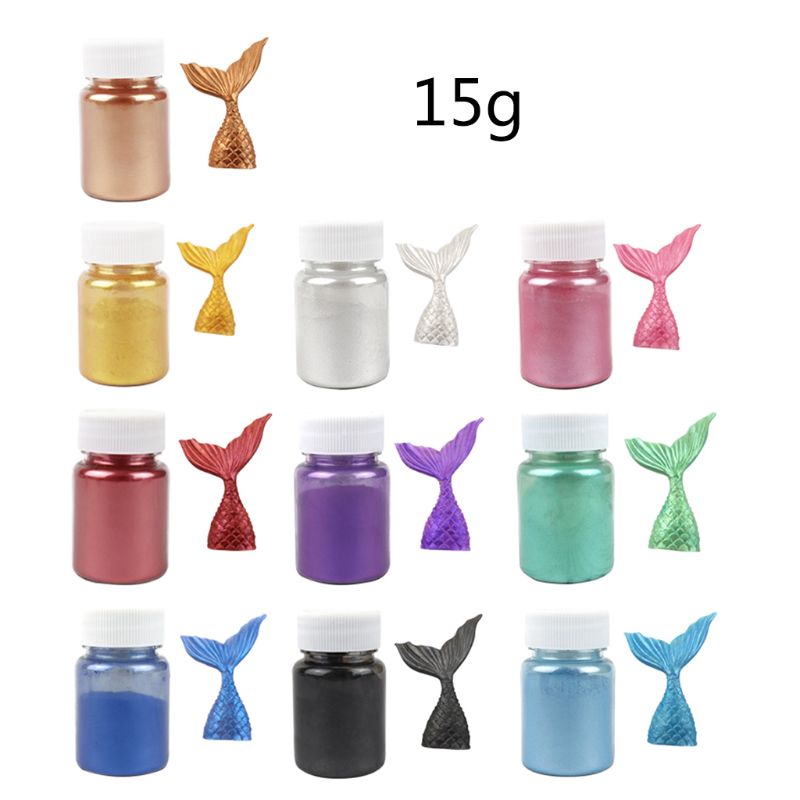 15g spiselige glimmer gylden sølv pulver til dekoration af mad fondant kage kiks bageartikler