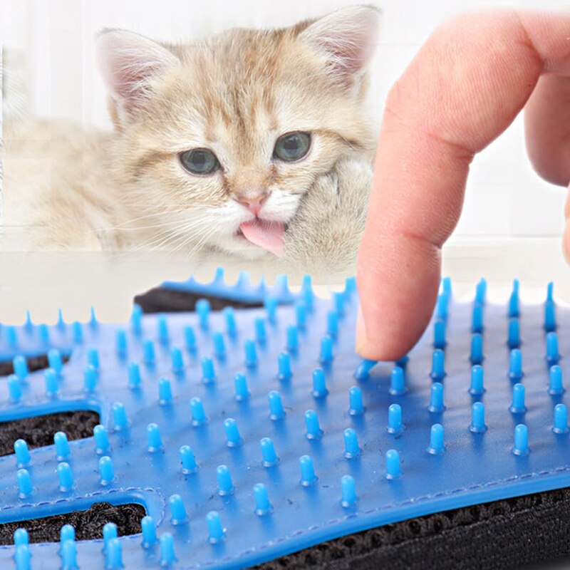 5 farben Handschuh Für Katzen Hunde Pflege Kämme Pet Haar Entferner Haarbürste Für Kleine Medium Große Tiere Liefert Pet Accessoies