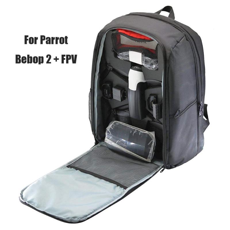 ALLOET-mochila impermeable para Dron, bolsa de transporte de viaje para Parrot Bebop 2 Power FPV RC Quadcopter, bolsas de almacenamiento de protección