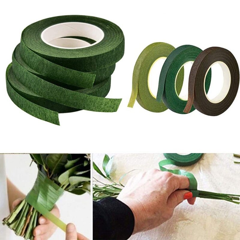 Floral Arrangement Tools Kit Floral Tape Stem Wire and Floral Wire Cutter for Bouquet Stem Wrap Florist Wedding