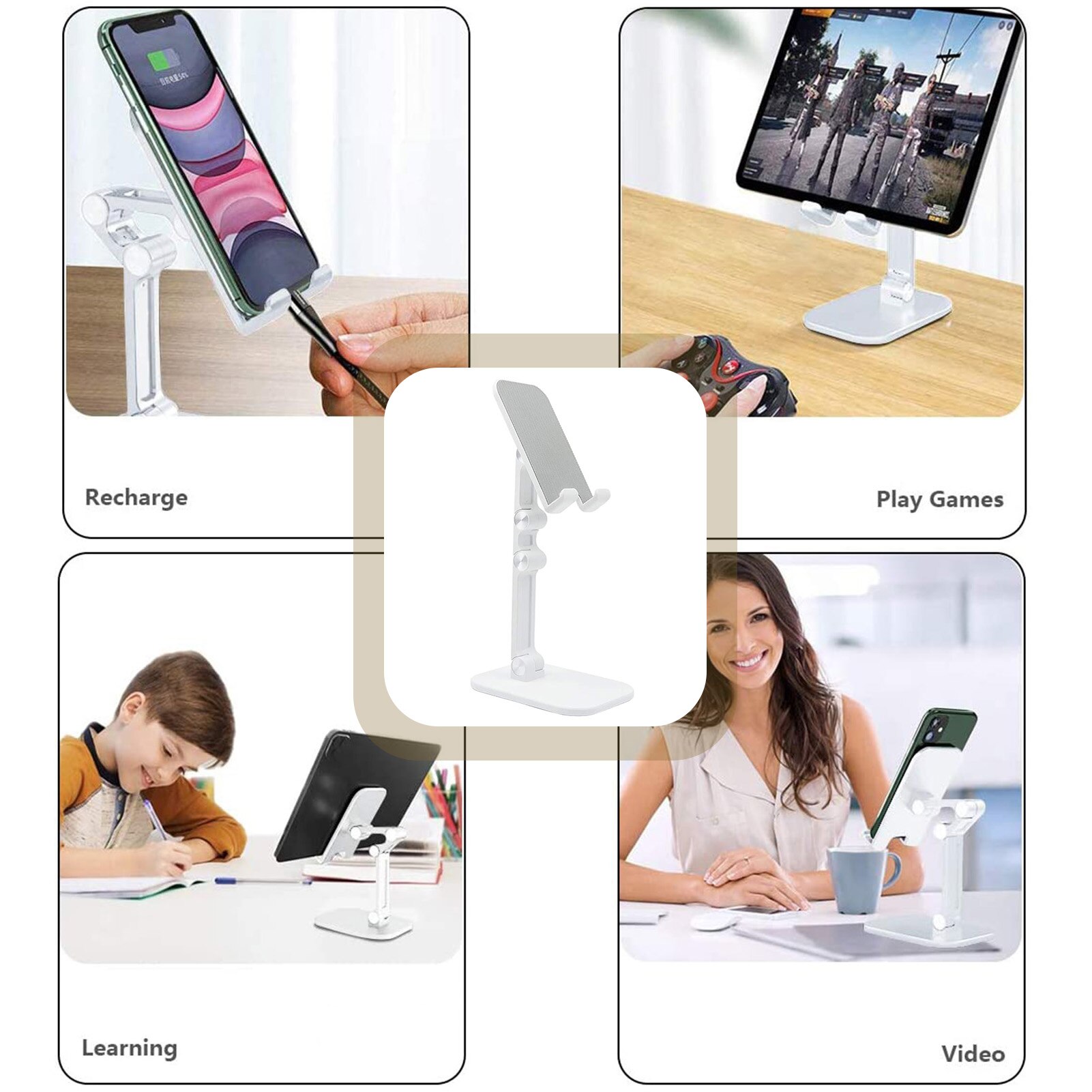 Bureau Telefoon Houder Stand Tablet Desktop Houder Voor Beugel Verstelbare Universele Telefoon Stand Houder Voor Tablet Smartphone