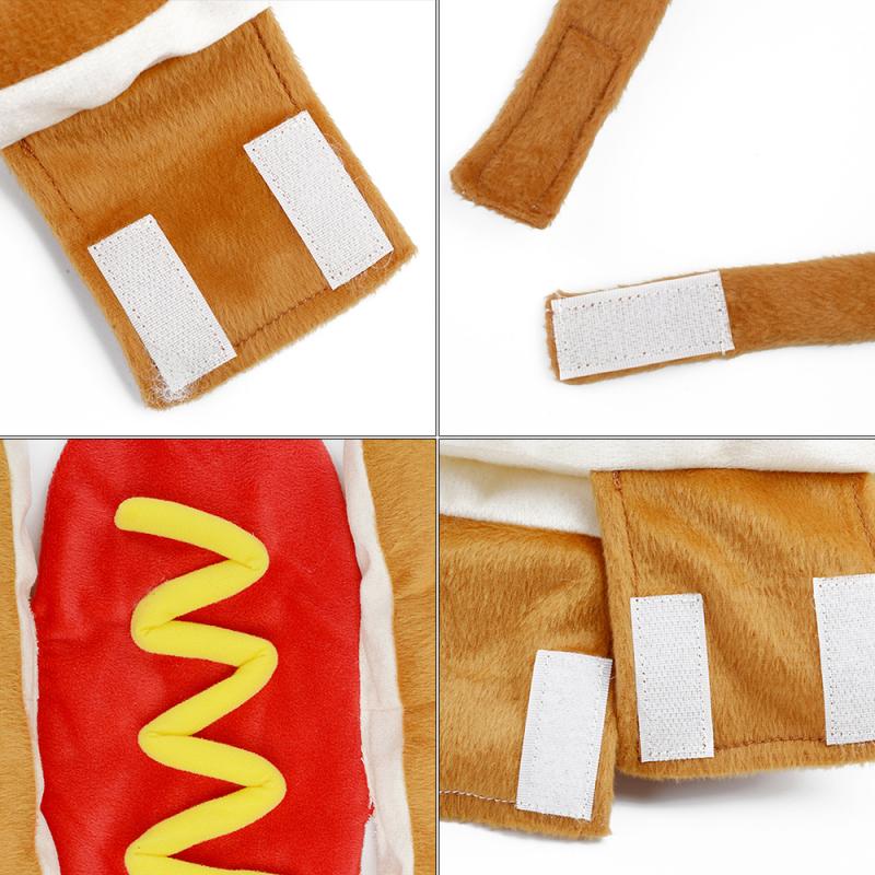 Disfraz para perro salchicha, ropa divertida para perros calientes, 3 tamaños, para Halloween, Navidad, , productos para mascotas