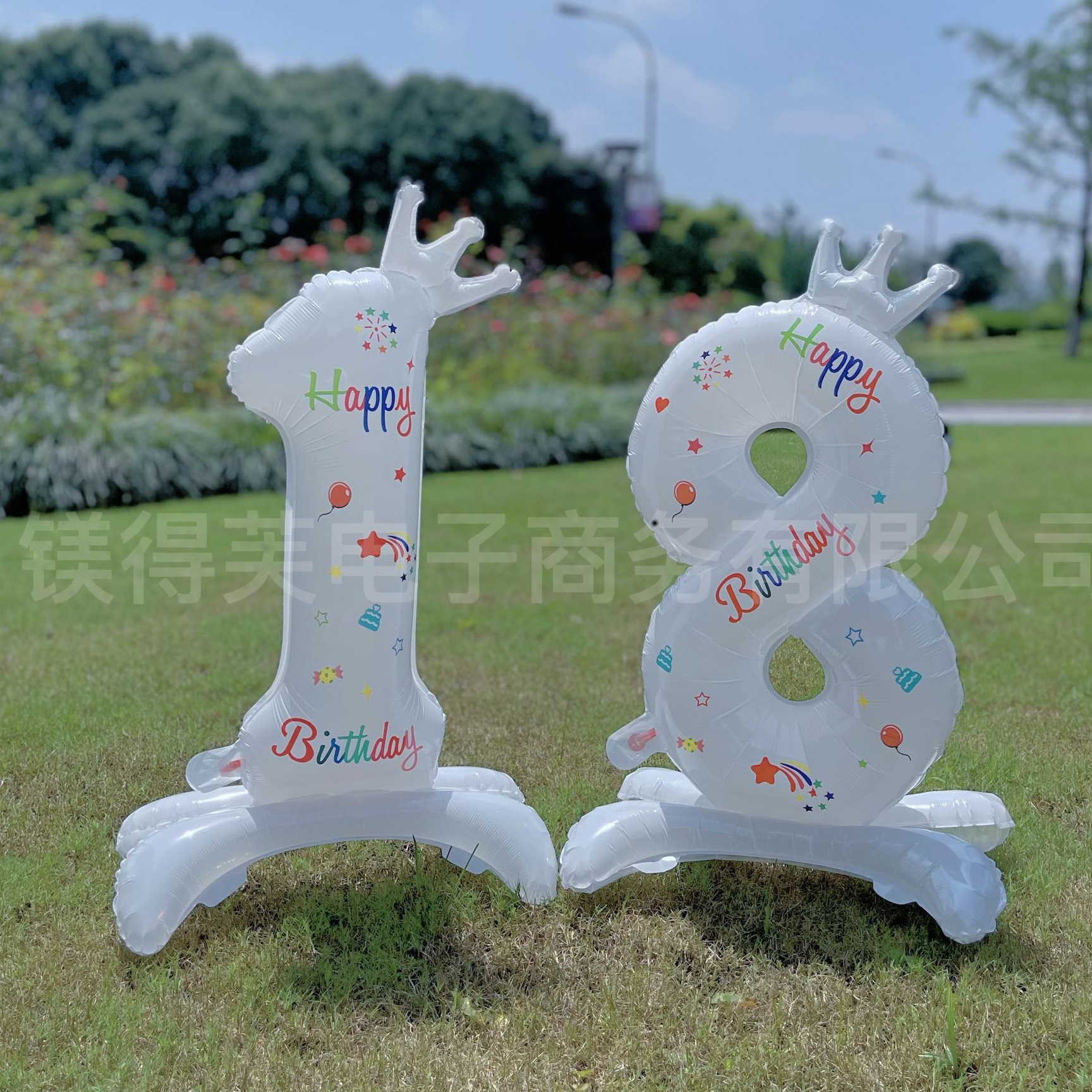 32Inch Foil Birthday Balloons Helium Standing Number Balloon 0-9 Happy Birthday Wedding Party Decorations Shower Figures Globos