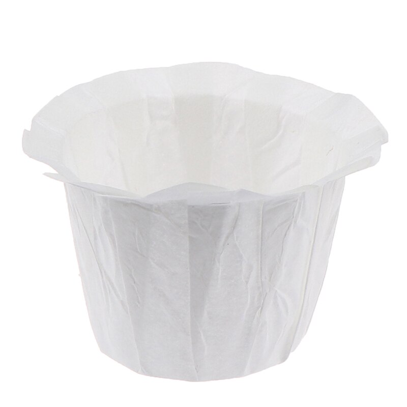 20Pcs/Pack Replacement White Coffee Filters Serving Paper Coffee Filters Disposable Paper Filter Cup Coffe