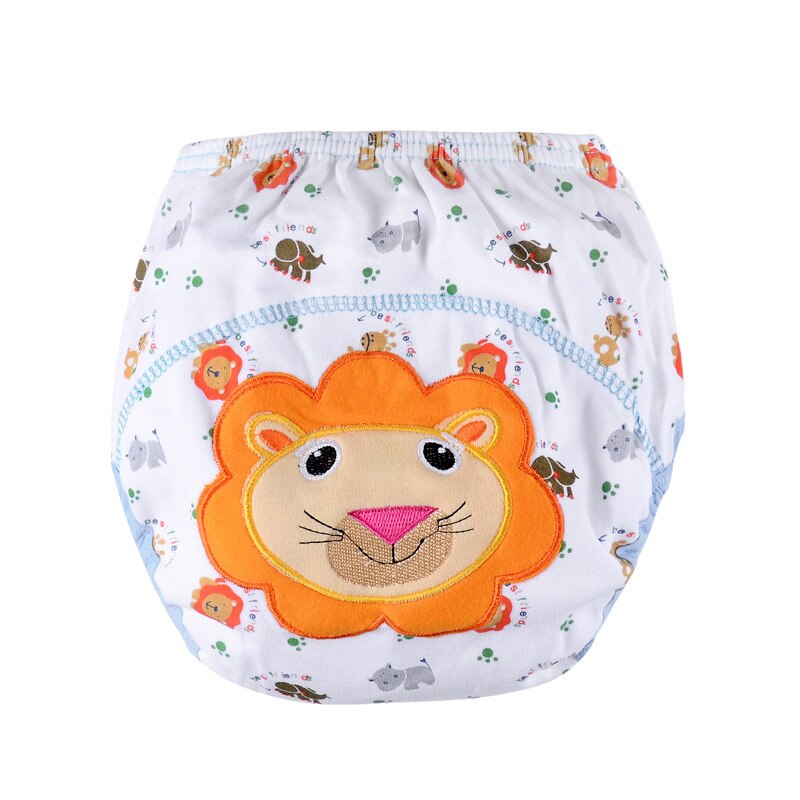Dessin Animé mignon Bébé Couche-Culotte Formation Pantalon Sous-Vêtement Enfant Infantile Taille Haute Nappy Réutilisable Coton D'urine Étanche Couchage Pantalon