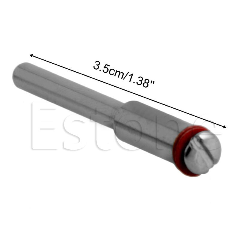 10 pièces/lot acier vis mandrin tige de coupe support de roue 2.35mm/3mm/3.17mm pour Dremel arbre outil de 2019New