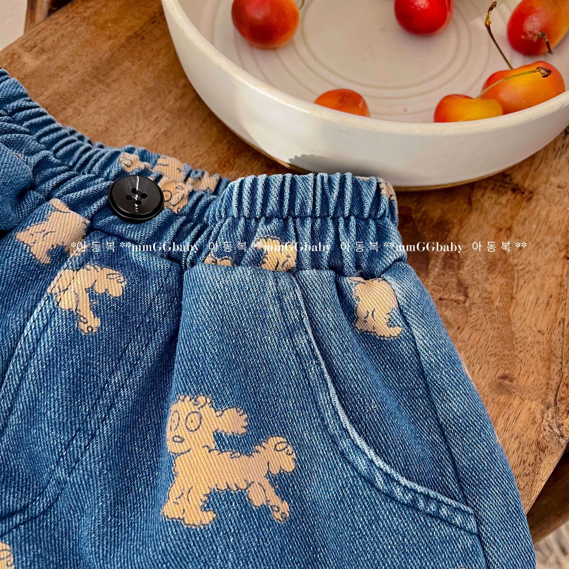 Pantalones cortos de tela vaquera para niños y niñas, Shorts con estampado de dibujos animados, suaves, para playa, verano, 2022
