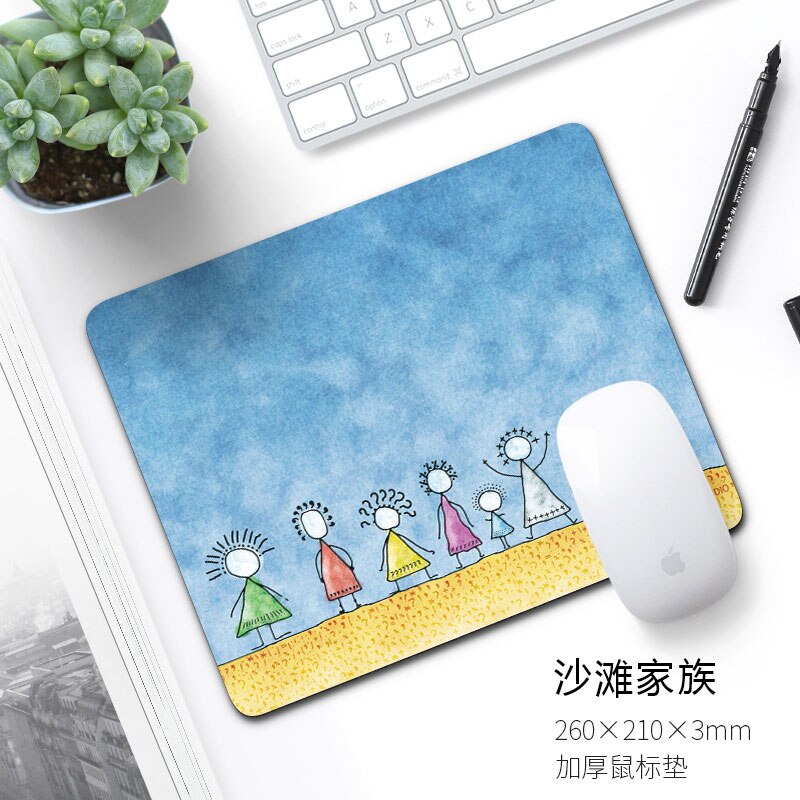 JONSNOW Cute Carton Animal Story Mouse Pad Mat Gamer Gaming Mousepad Keyboard Desk Playmat 26x21x0.3cm: J