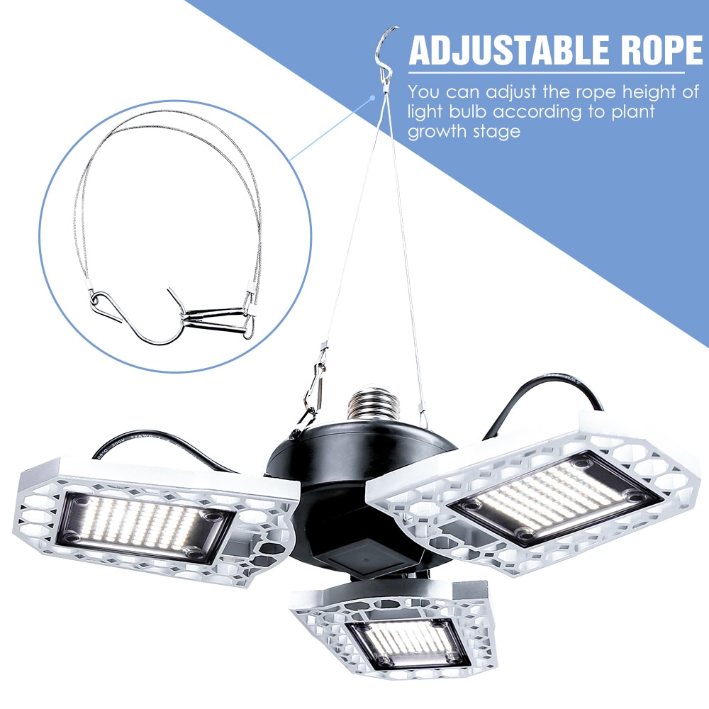 E27 LED Grow Lamp Full Spectrum Led Bulb 100W Phyto Lamp Grow Box Lighting Fitolampy 85-265V Plants Flowers Seedling Cultivation