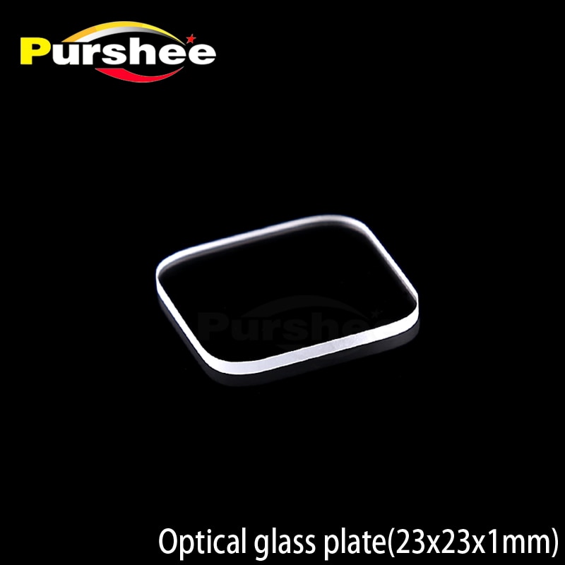 Optische glas plaat (23x23x1mm)