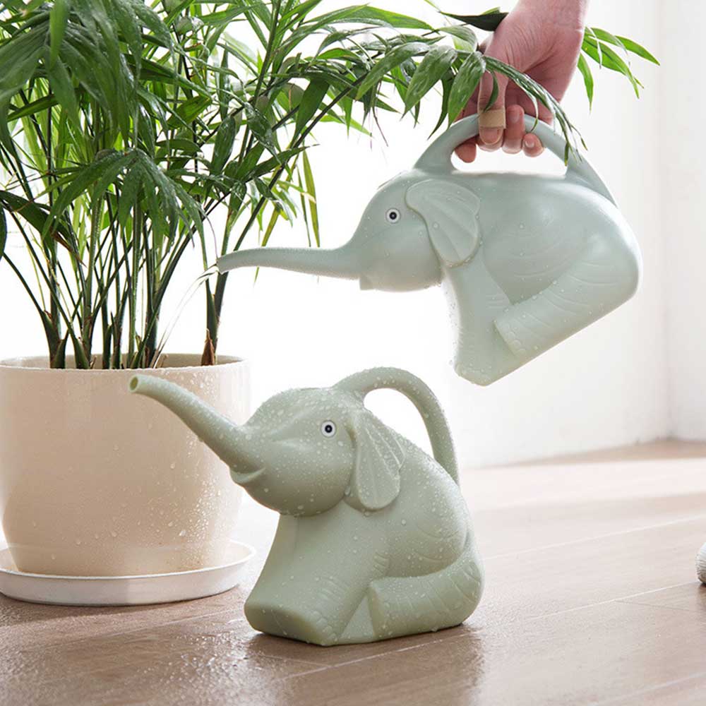 Regadera con forma de elefante para plantas suculentas, botella de agua de jardinería en maceta para flores de jardín doméstico, herramienta de riego