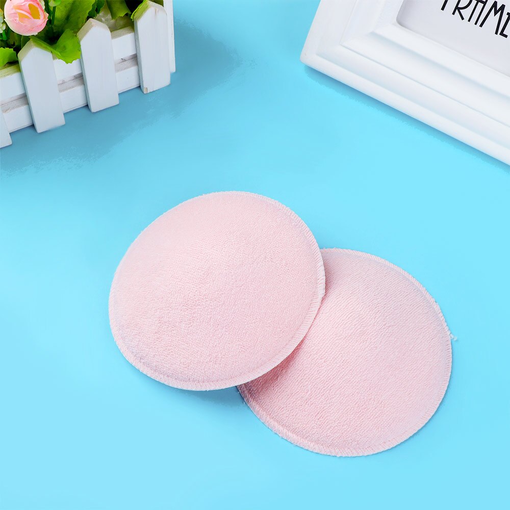 2pieces/set Cotton Reusable Breast Pads Nursing Waterproof Organic Plain Washable Pad Baby Breast Feeding Pads Accessory