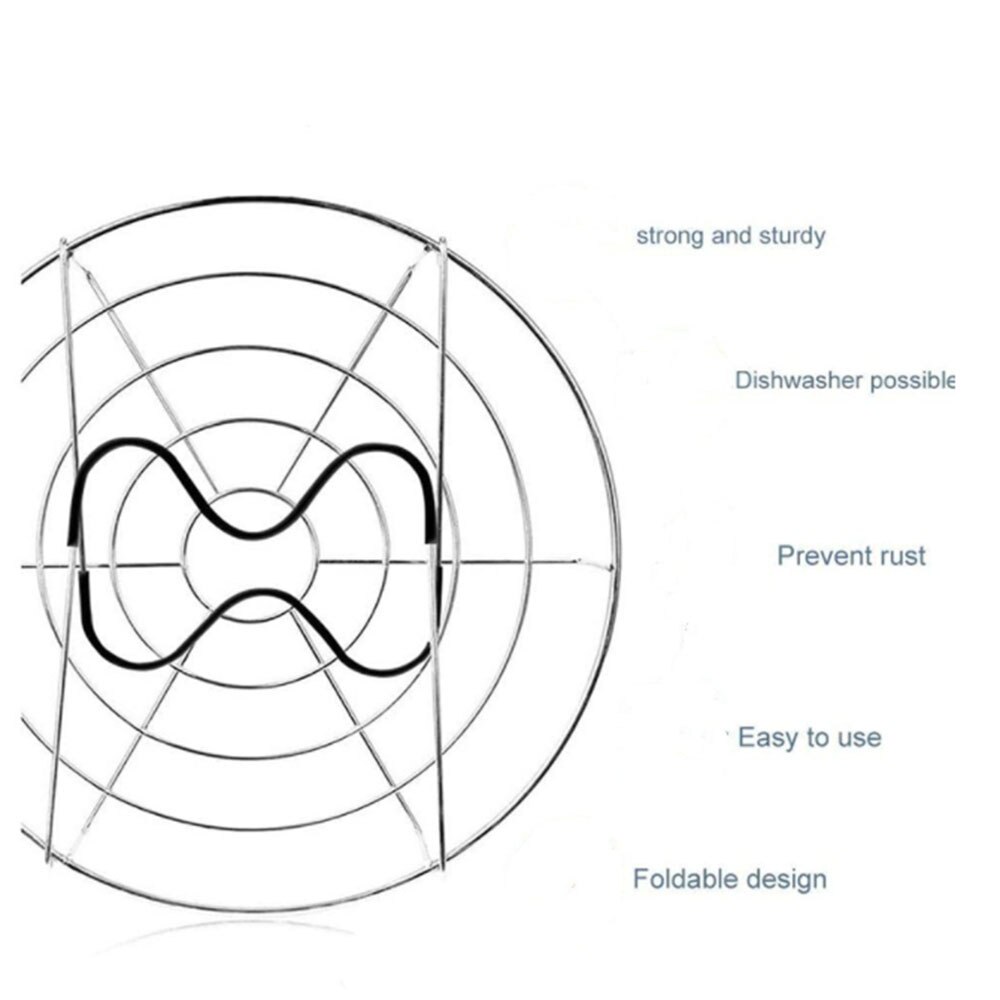 Steamer Basket Rack Set for Instant Pot Accessories Stainless Steel Rack Basket Pressure Cooker with Heat Resistant Handles