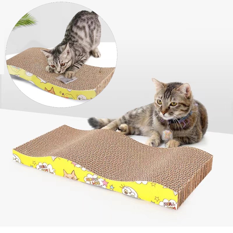 Huisdier Kat Krabben Golfkarton Slijpen Klauw Plaat + Catnip Papier Pad Klimframe Schraper Mat Kat Kartonnen Kat Speelgoed