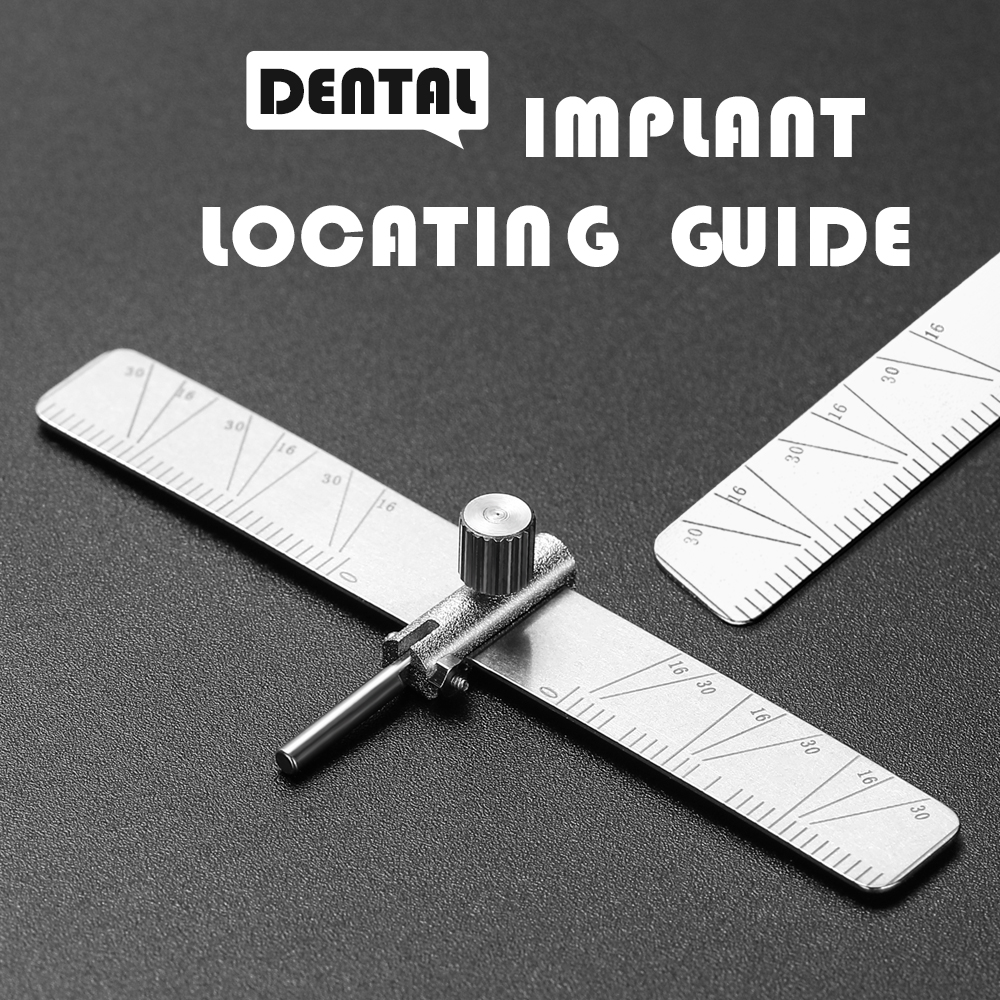 AZDENT-Guía de localización de implantes dentales, regla de posicionamiento de plantación quirúrgica, localizador, regla de ángulo de posicionamiento para dentistas, medidor de odontología