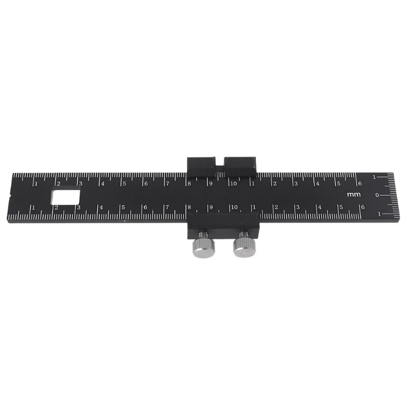 B2RB Woodworking T-Rule 6/8/12 Inch,Precision Precision Marking T-Square ,Aluminum alloy Positioning Scribing Gauge: 15CM 6INCHES