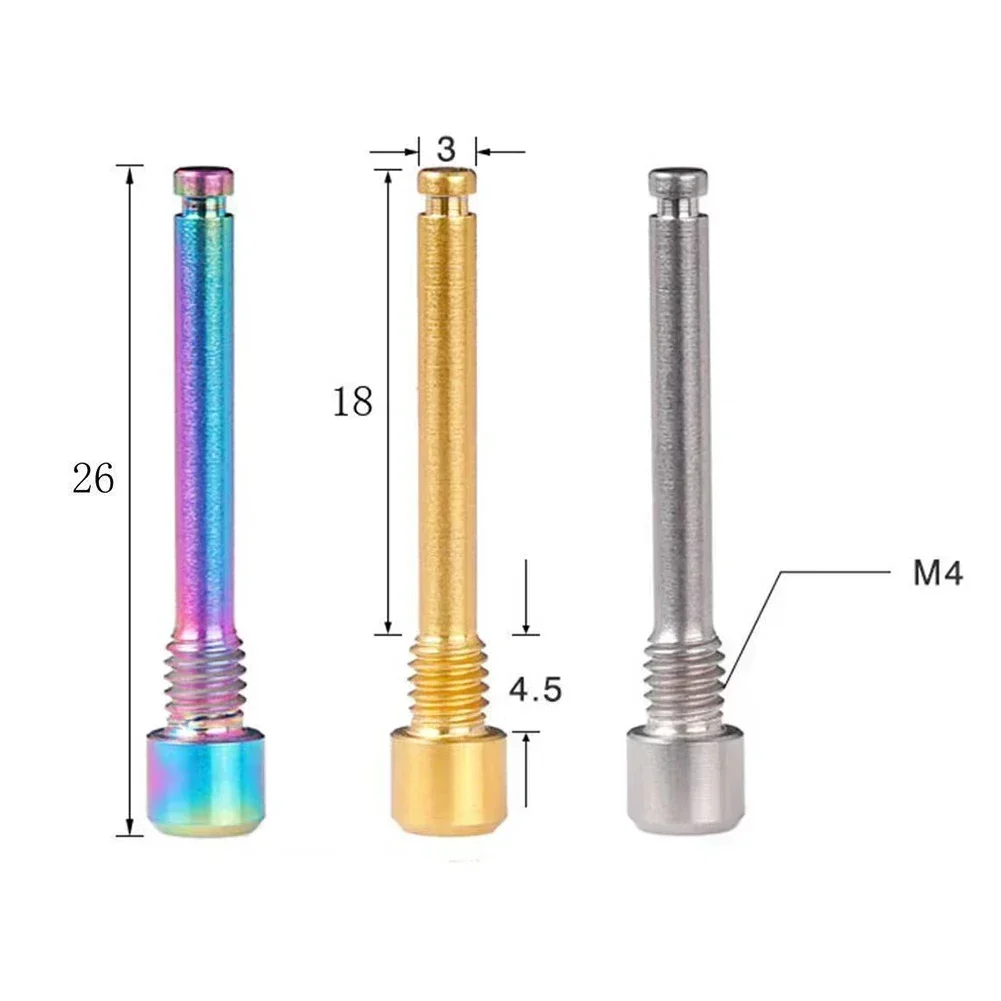 Pernos de freno de disco de bicicleta, insertos de pasador roscado, tornillo para perno de aleación SRAM Avid para disco hidráulico roscado