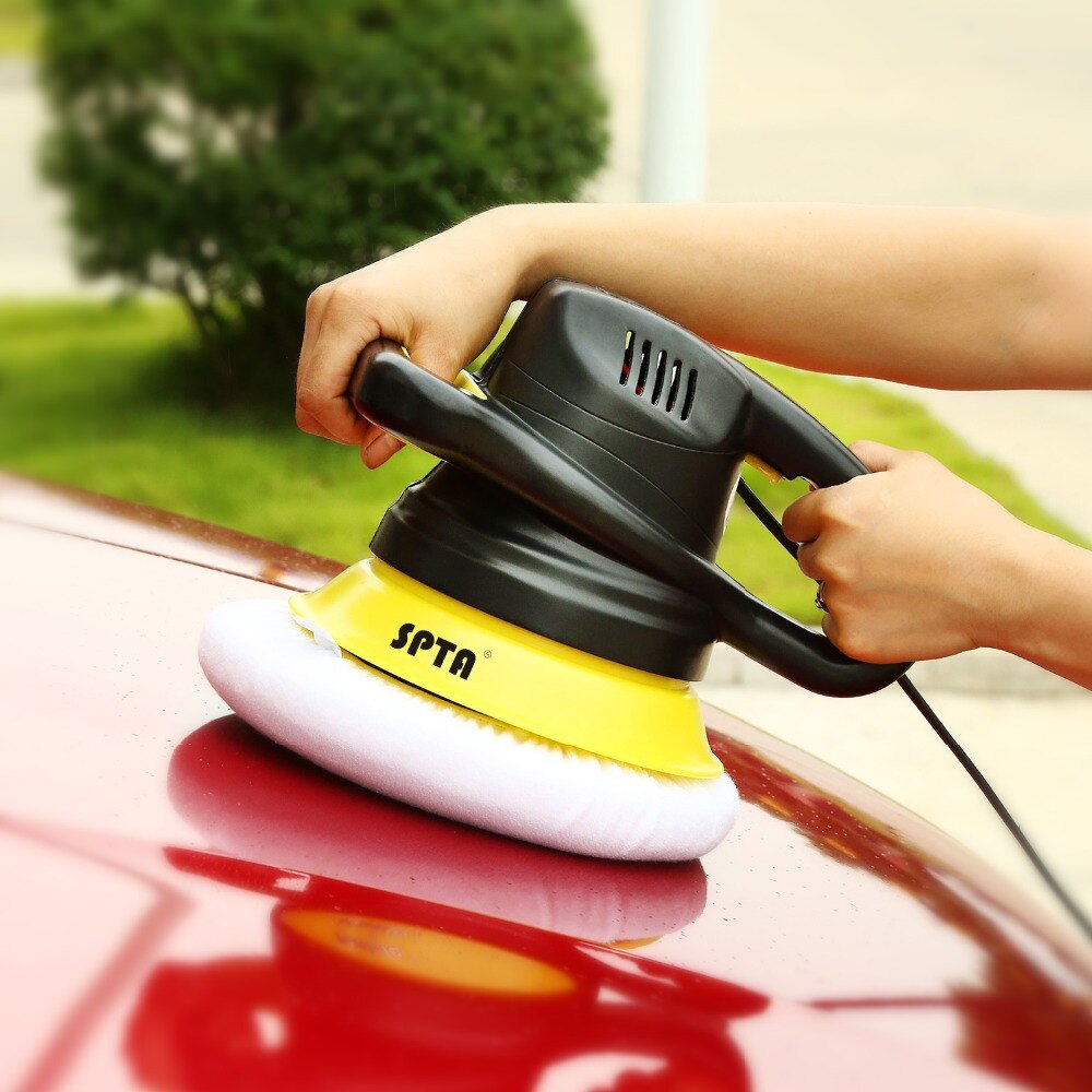 SPTA Multi Größe Polieren Motorhaube Puffer Pad Mikrofaser Motorhaube Pad Abdeckung für Autolack Pflege Wachsen 5 stücke/8 stücke Polnischen Rabatt Hauben