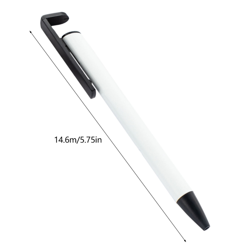 Stylo à bille rétractable à transfert de chaleur, stylo à sublimation, blanc, impression complète, 10 pièces
