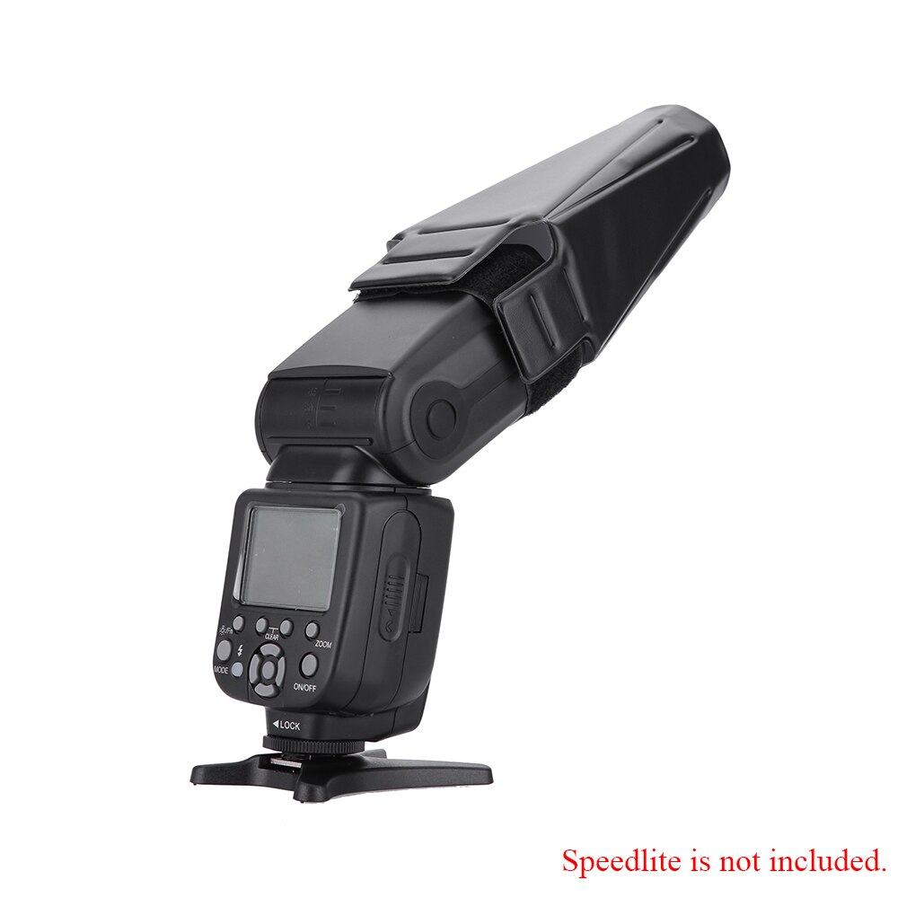 Universial Inklapbare Snoot Reflector Flash Diffuser Speedlite Flash camera accessoires voor Canon Nikon Sony
