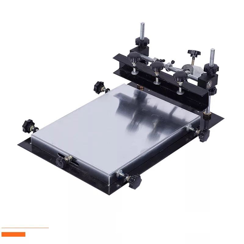 Small manual silk screen station SMT manual stamping station solder paste screen printing machine screen printing machine