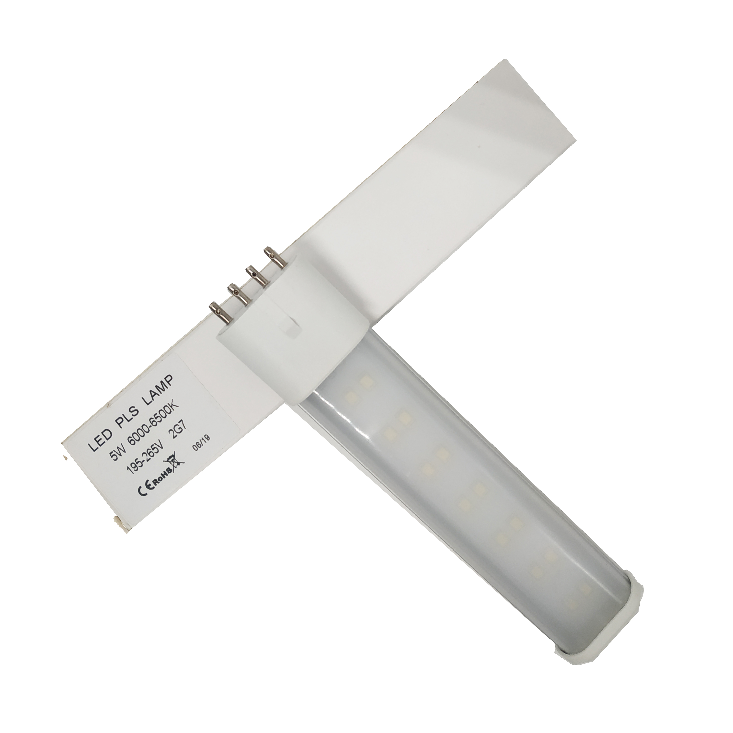 1pc 2 g 7 2 gx 7 led-lampa pls-lampa skrivbord hotellkontor cfl pl-lampa 5w 7w smd 2835 varmvit/kallvit cfl-lampa lampersättning