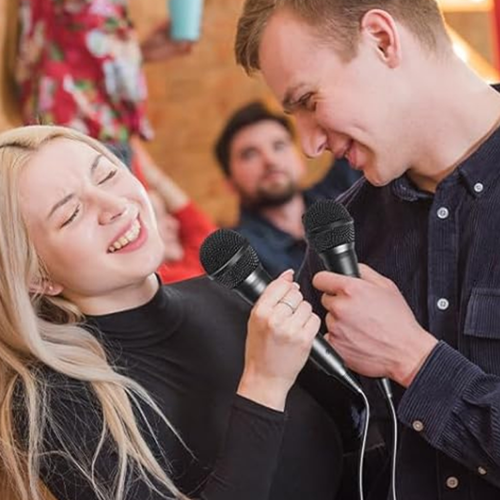 Przewodowy mikrofon dynamiczny na kółkach Wielofunkcyjny mikrofon przewodowy Karaoke do konferencji Karaoke KTV Śpiew