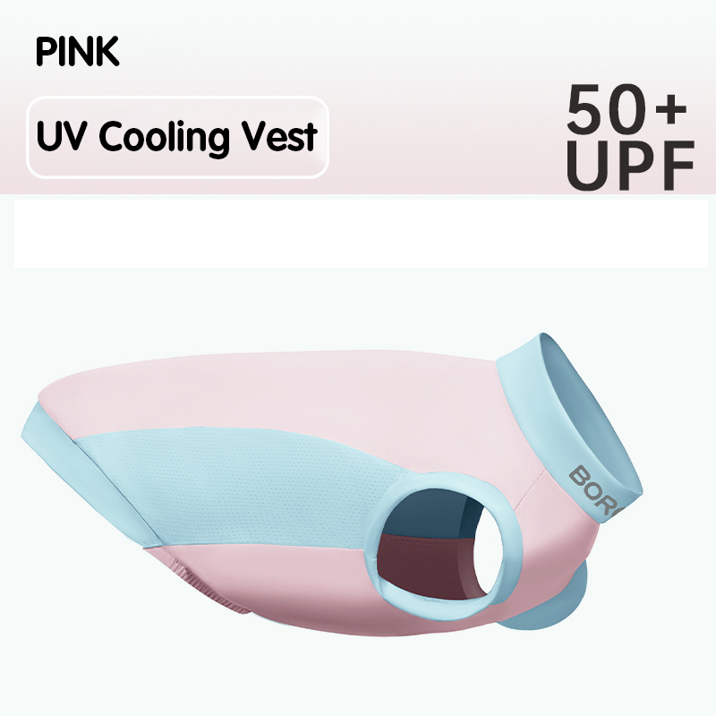 Lente/zomer koelshirt voor honden Professioneel UV-blokkerend koelende hondenkleding voor kleine middelgrote honden Verstelbare rug Zacht huisdiervest: XXL / WHITE