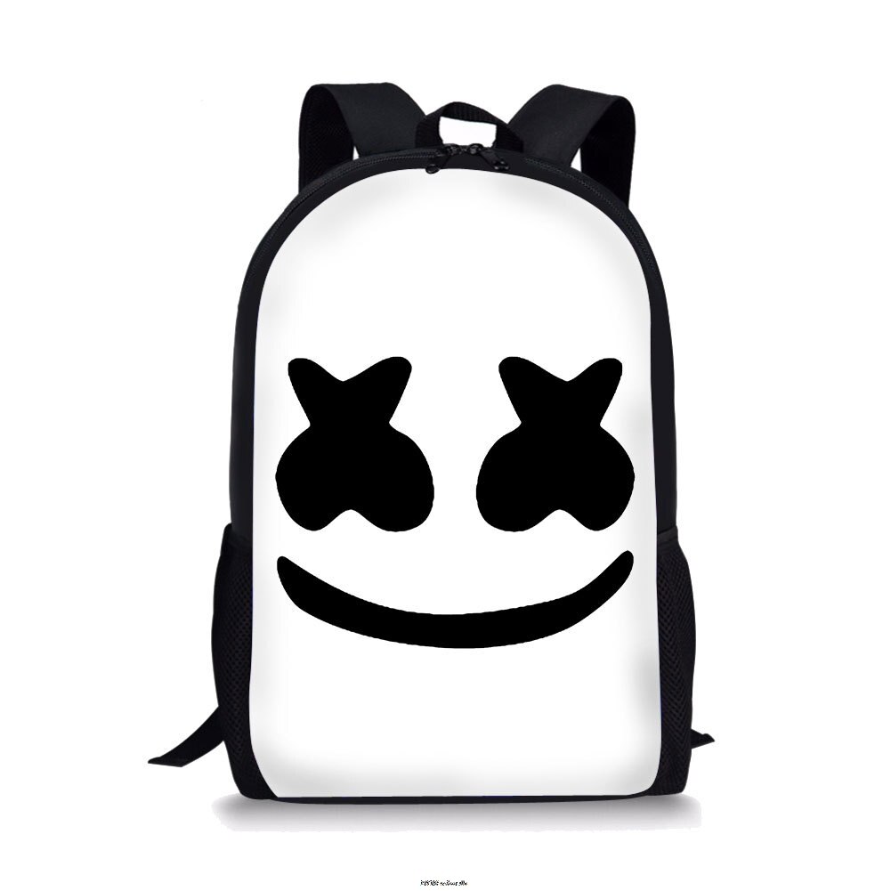 Kid Boys Girls School Bag Mochila Infantil DJ Marshmello Backpack 3D Prints Waterproof with Crewmate Christmas On Sell