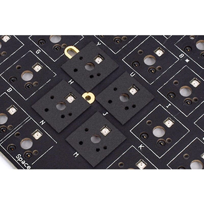 120pcs/pack Mechanical Keyboard PORON Foam Material Switch Sticker Film Shaft Gasket Sticker Shaft Buffer Pad Plug