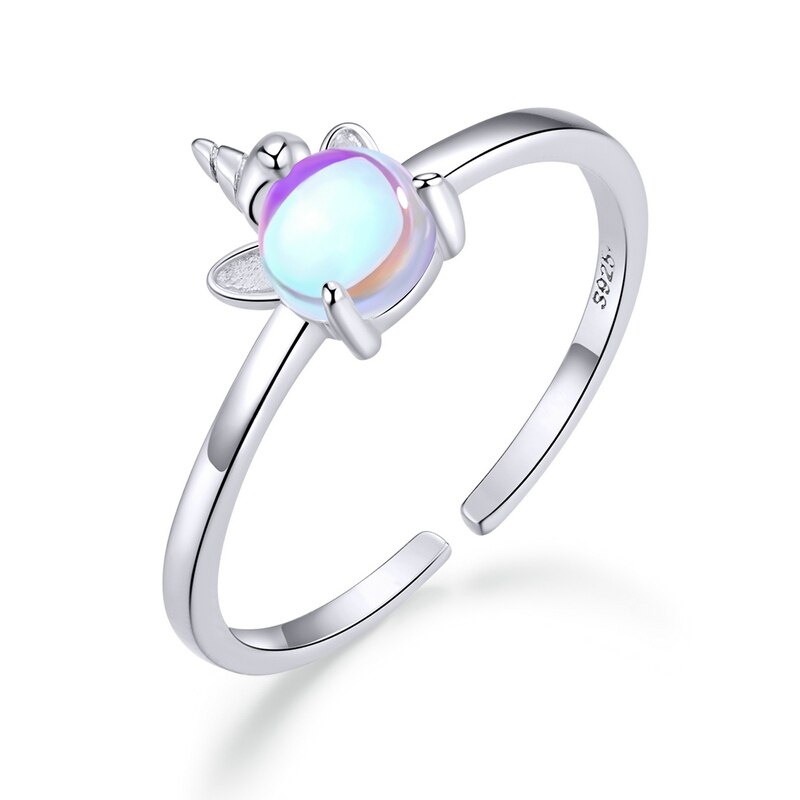 Bisaer 925 sterling sølv daisy blomst fingerringe til kvinder bryllup smykker billige ring smykker wer 7220: Ecr 642